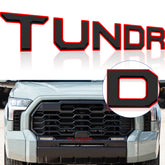 Tundra Front Grille 3D Raised Insert Letters